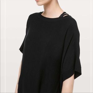 Lululemon be at ease poncho sweater